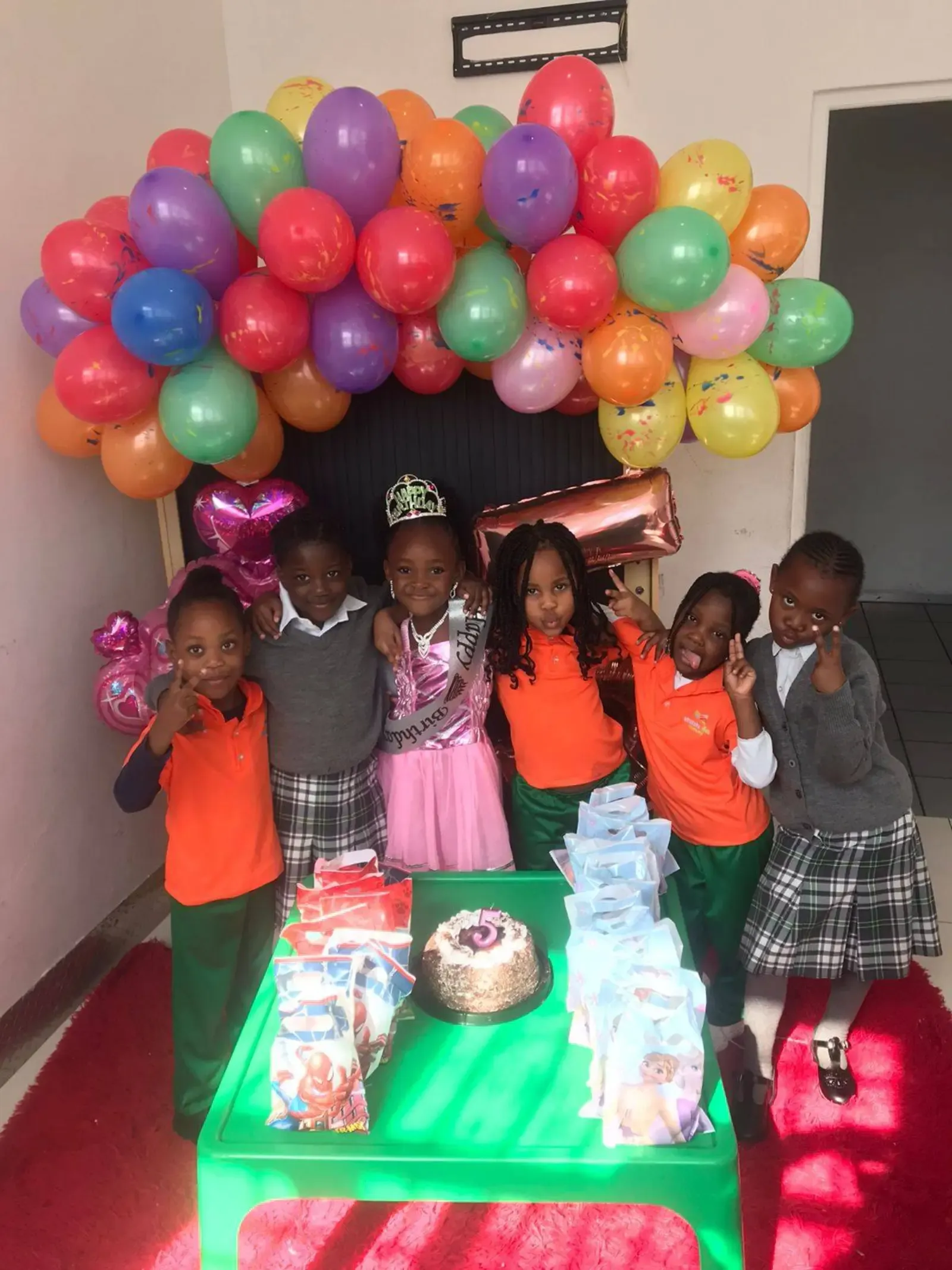 Little learners exploring in class
